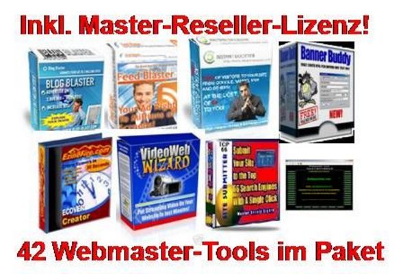 Product picture 42 Webmaster-Tools in professional packaging + MRL 